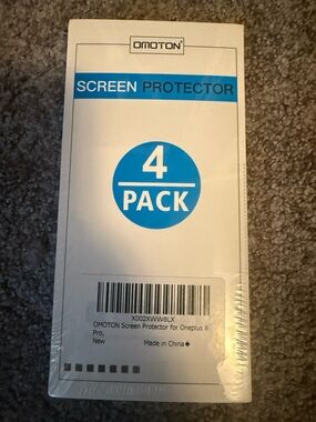 Clear Screen Protector (4 Pack) Oneplus 8 pro - new, unopened